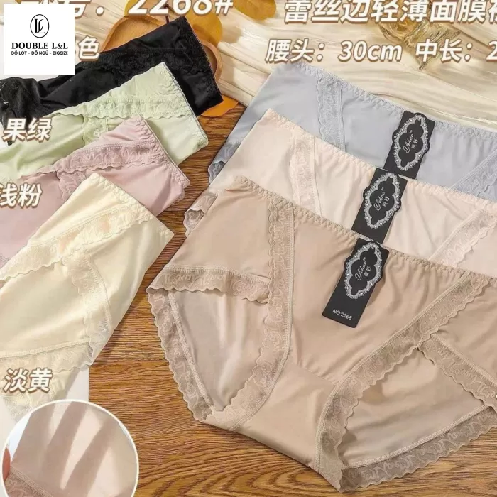 Quần lót su ren Free size- Co Giãn Tốt, Mềm Mại (QLS03)